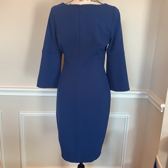 NWOT Calvin Klein 💙 Dress with 3/4 Flair Sleeves! - Picture 3 of 5